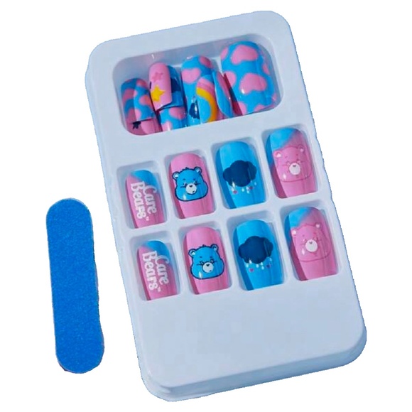 Care Bears Cartoon Fake Press On Nails & Body Temporary Tattoo Stickers New Lot - Picture 8 of 12